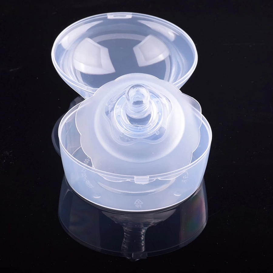 2pcs - Highquality Breast head cover protection anti-bite breast shield [With box]breast-feeding breast cover